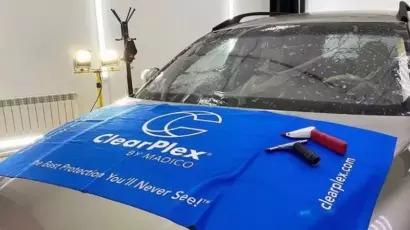 Защитная полиуретановая пленка ClearPlex для лобового стекла